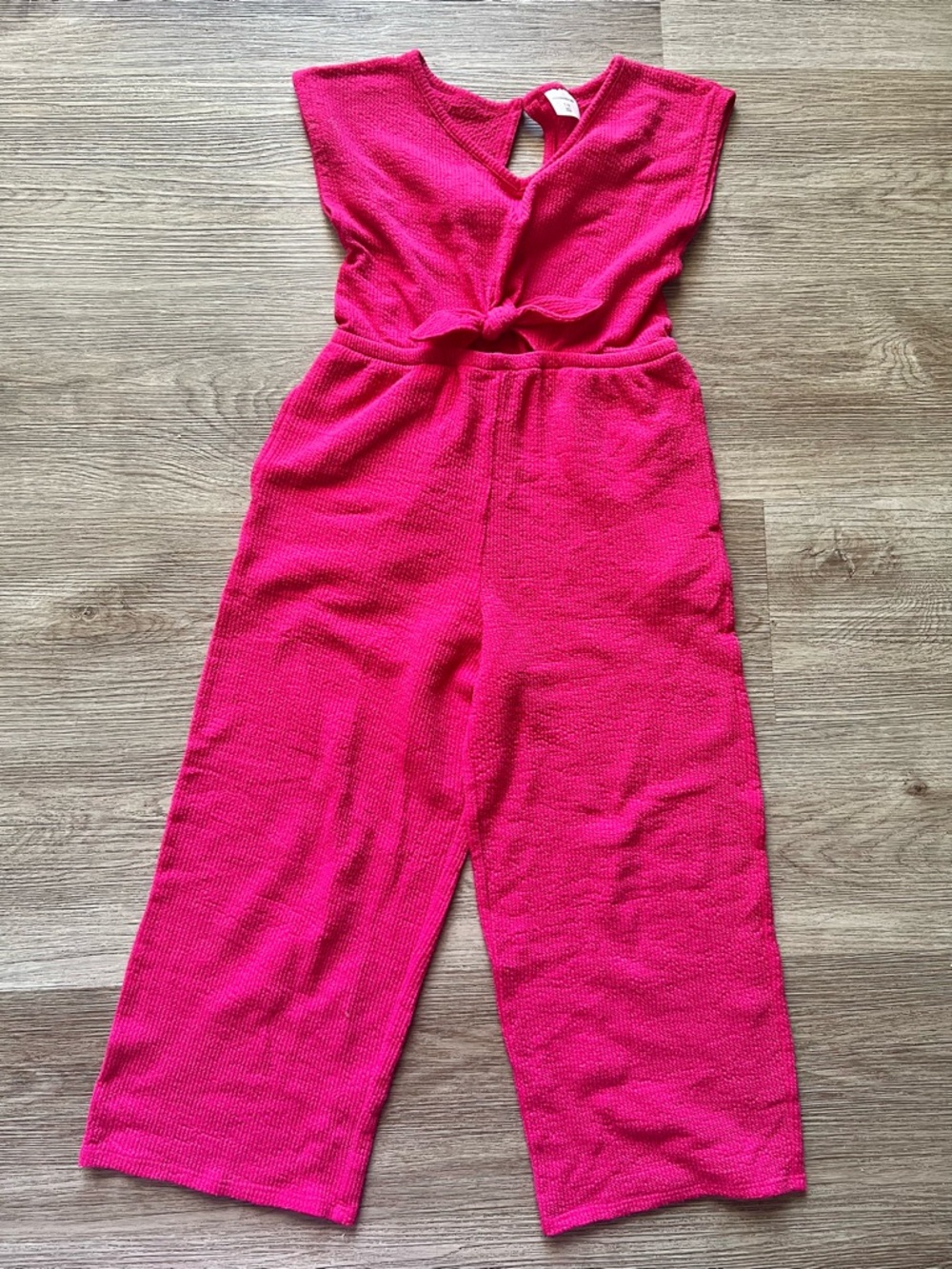 Abercrombie Kids Hot Pink Barbiecore Stretchy Jumpsuit 7/8